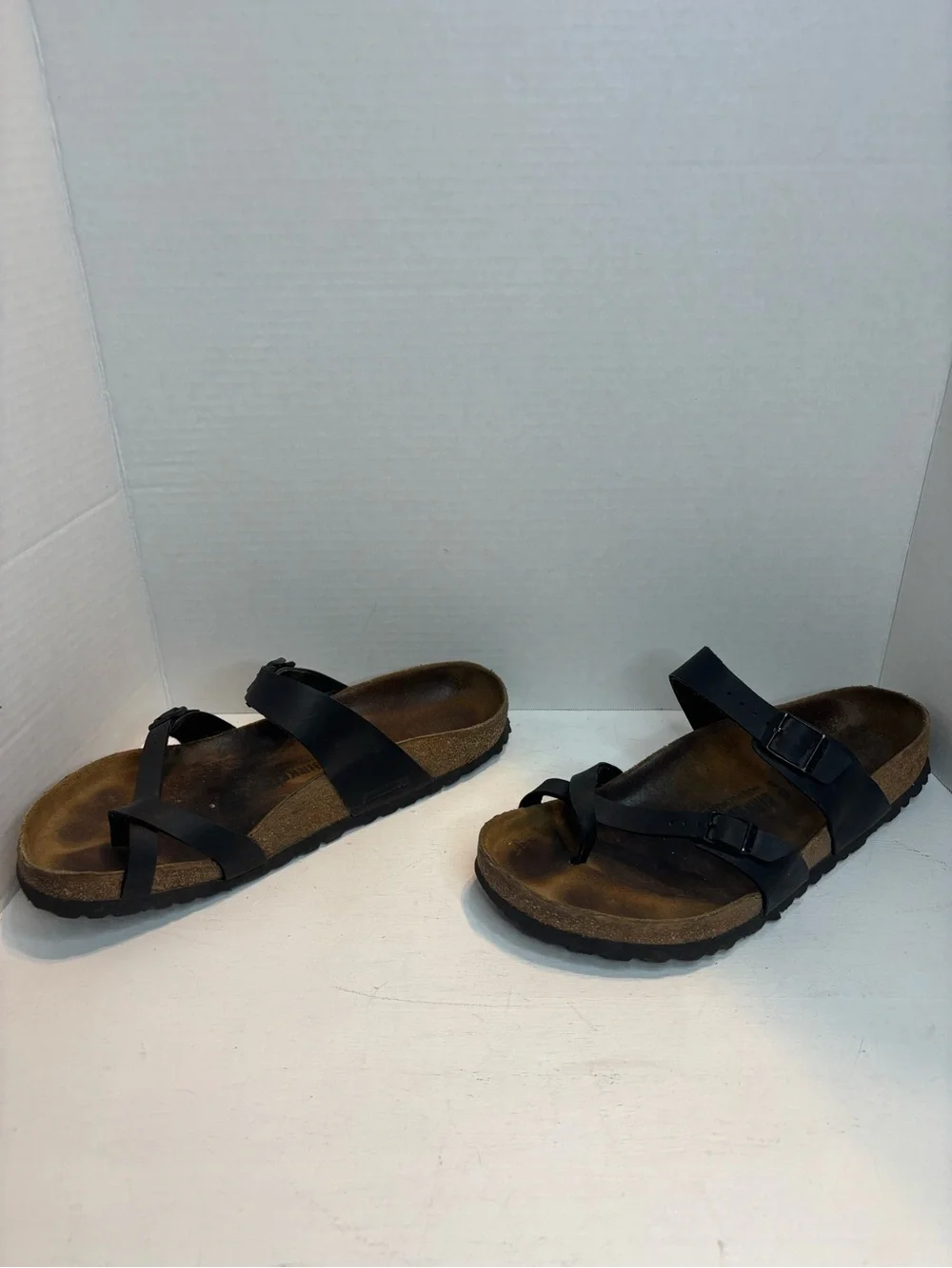 Birkenstock Mayari Black Birko-Flor Toe Loop Sandals size men’s EUR43/US10